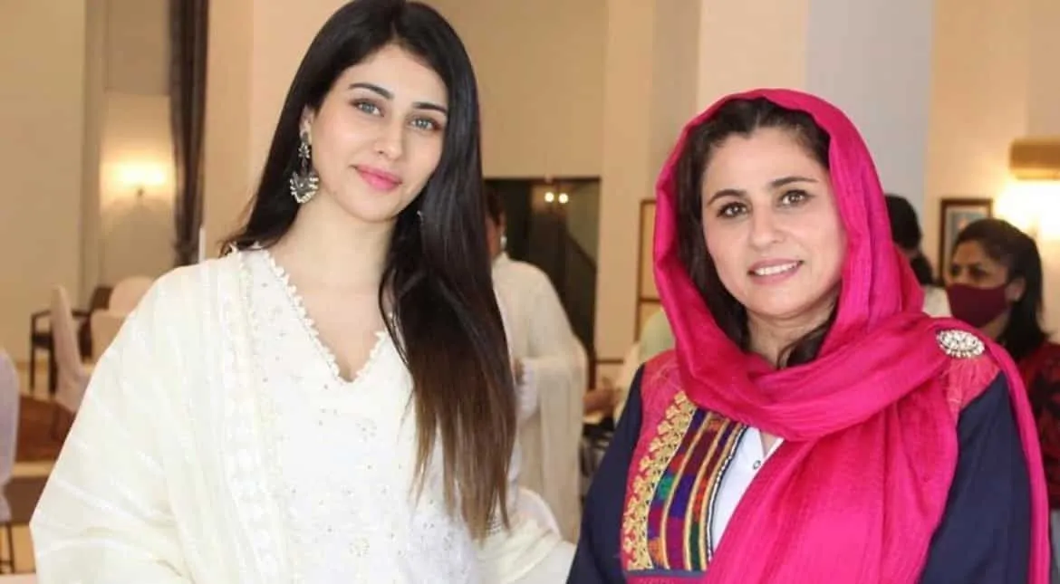 Warina Hussain with Afghanistan's first woman Consul General to Mumbai, Zakia Wardak, at an event a few years back